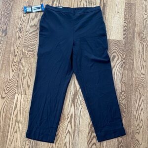 NWT Banana Republic black pull on pant black comfort professional quiet luxury